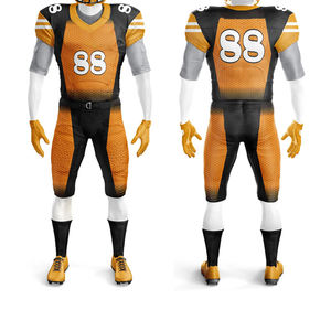 Uniforme de football américain de style unique Concevez votre propre uniforme d'équipe de football américain de sublimation personnalisé - Product Image 3