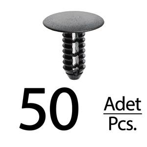 Clips de fixation pour Fiat Ducato - Noir - 50 pièces - Product Image 1