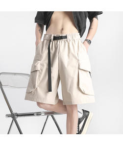 Short cargo décontracté à séchage rapide pour hommes avec design Joker 100% polyester tendance grande poche expédition DDP - Product Image 1