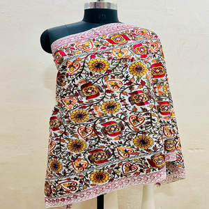 Royal <b>Pashmina</b> FW Jama <b>Shawl</b> Intricate Kashmiri Nalki Embroidery - Product Image 1