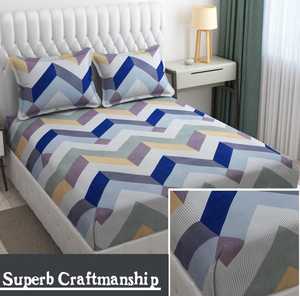 ชุดผ้าปูที่นอน3ชิ้นผ้าฝ้ายพิมพ์ลายดอกไม้สีพื้นสไตล์คลาสสิกใส่สบายและเหมาะสำหรับให้เป็นของขวัญ - Product Image 2