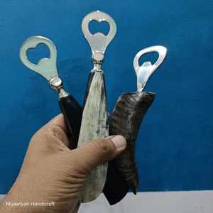 Haute demande meilleure qualité plateau en corne de boeuf taille personnalisable véritable plateau de service en corne antique véritable corne de boeuf de l'artisanat de Muawiyah - Product Image 4