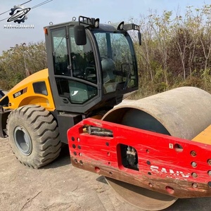 Compacteur vibrant à tambour unique Sany SSR260 d'occasion, poids de travail 26 tonnes, compacteur de construction chinois d'origine - Product Image 4