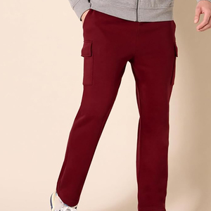 Pantalon cargo en coton épais pour hommes coupe décontractée multi-poches ample Baggy Streetwear utilitaire pantalons longs en gros - Product Image 5