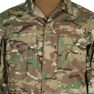 Chemise de terrain à manches longues avec tissu résistant et design multi-poches "DEFENSOR" - CAMO - Product Image 3