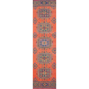 Vintage Jaipur Rugs US Pae-2556 Large Area Hand Knotted Wool Carpet <b>Red</b> Orange Geometric for Home Car for Living Room Hallway - Product Image 1