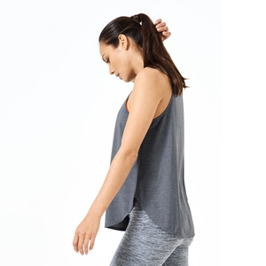 2022 femmes été Yoga sport Gym débardeurs respirant Jersey matériel décontracté t-shirt gilet avec étiquette personnalisée - Product Image 4