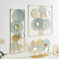 Dernière conception de décoration intérieure en métal avec couleur personnalisée et décoration murale conçue pour la maison à vendre par les exportateurs