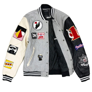 Chaqueta Bomber de Lana Chenille de Lujo Vintage para Hombre, Estilo Universitario, Personalizada, Reversible, OEM, de Tela Fina para Invierno, Nueva - Product Image 4