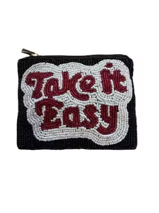 La última bolsa de monedas de moda de lujo hecha a mano, hermosa y elegante, diseño de bordado con cuentas para el día del juego, costura - Product Image 6