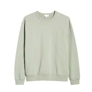 Solid <b>Design</b> Casual Winter Wear Men's Sweatshirts 100% Cotton Fleece Pullover Long Sleeve Breathable Customizable High Quality - Product Image 5