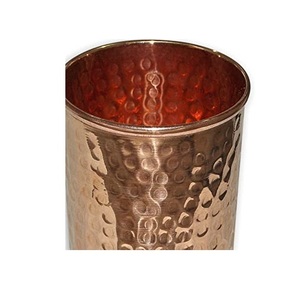 Copas de Vino de Vidrio y Metal de Cobre Pulido Brillante al Mejor Precio, Diseño Profesional, Accesorios para Beber de Alta Gama - Product Image 3