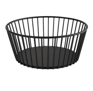 Kitchenware Fruit <b>Storage</b> <b>Basket</b> Elegant Design Handmade 2 Tier <b>Basket</b> for Fruit <b>Storage</b> <b>Black</b> Powder Coated <b>Basket</b> - Product Image 3