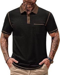 Polo personalizado directo de fábrica para hombre, manga corta, tela transpirable, servicio OEM para uniformes corporativos - Product Image 6