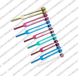 Juego de diapasones de 7 piezas de alta calidad y alta precisión con bolsa para afinación del cuerpo y trabajo de Enfoque Energético fabricado por TARIQ MFG CO - Product Image 6