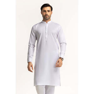 Tissu en coton non cousu Blue Tanabana Royal HB 11 pour ensembles de chemises pour hommes - Product Image 4