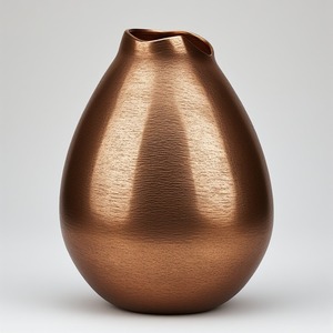 Vase décoratif en fer avec finition antique et forme intemporelle conçu pour les maisons élégantes et les espaces intérieurs d'accueil de qualité supérieure - Product Image 1
