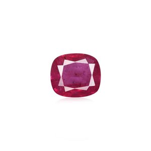 Rubis naturel de 1,46 carat, taille diamant facettée, haute qualité, ovale en forme d'étoile, hauteur 8 mm, trou de 1 mm, 1,5 mm, créé en laboratoire, traité thermiquement - Product Image 1