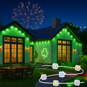 Luces Navideñas <span class=keywords><strong>RGBIC</strong></span> para Decoración Exterior, Control por Aplicación, Luces Navideñas de Alto Brillo - Product Image 1