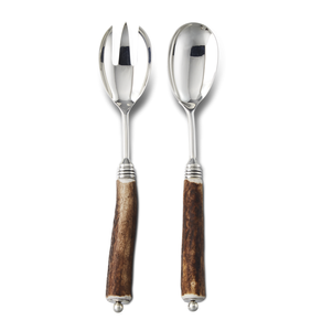 ช้อนสลัดอาหารค่ำโรงแรมทำจากสเตนเลสมีด้ามจับแตรดีไซน์ใหม่ดีไซน์วินเทจ - Product Image 2