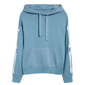 Sweat-shirts et pulls personnalisés pour hommes en coton lourd 100 %, brodés, style décontracté d'hiver, tricotés avec col à capuche - Product Image 5