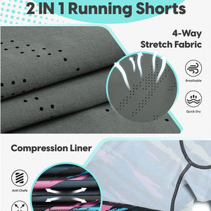 Shorts de sport pour homme, style streetwear, respirants, séchage rapide, vente chaude, grande taille, vêtements de sport de rue - Product Image 4