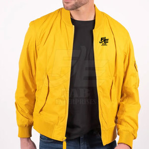 Vestes bomber à col montant pour hommes, design personnalisé, haute qualité, confortables à porter, pour adultes - Product Image 1