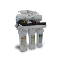 Sistema Doméstico de Ósmosis Inversa de Flujo Directo de 60 L/H, Bomba Eléctrica de 5 Etapas sin Tanque, para Debajo del Fregadero