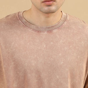 T-shirts pour hommes délavés à l'acide, de qualité supérieure, fabriqués par un grand fabricant, avec prix équitable et faible MOQ, nouvelle collection été - Product Image 3