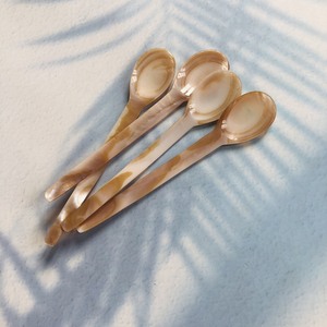 Cuillère à Caviar en nacre rose, ustensiles personnalisés naturels, vaisselle écologique fabriquée en usine par VITRAPRO - Product Image 2