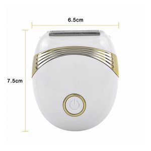 Rasoir électrique USB portable pour femmes, tondeuse bikini humide/sèche, épilateur pour les jambes, le visage, les aisselles et la zone pubienne - Product Image 3