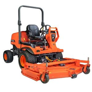 Orange Riding Lawn Mower Compact <b>Deck</b> <b>Brush</b> Cutter Gasoline Grass Mower 139cc 4-Cycle Engine 150L Rear Grass Box for Garden Farm - Product Image 1