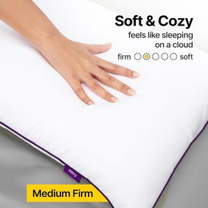 Almohada Cervical Ultraconfortable Frido |   Relleno de Microfibra 100% Poliéster, Transpirable, Hipoalergénico, Diseño Minimalista |   Ligero - Product Image 3