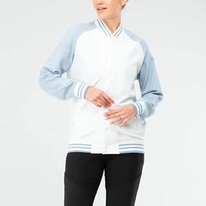 Dernière conception de vestes universitaires personnalisées pour femmes longues vestes Letterman en coton, mode universitaire décontractée et respirante avec service OEM - Product Image 6