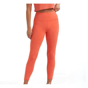 Factory Cheap Winter Thick Elastic Waist women leggings Vertical Striped High Waist Fitness Slim Warm Yoga Leggings - Product Image 4