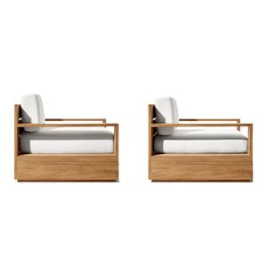 Aurevista Plaza - Cama de Exterior de Lujo, Moderna, para Jardín, Patio, Resort, Hotel, Villa, con Cojín de Secado Rápido y Resistente a los Rayos UV, en PE - Product Image 2