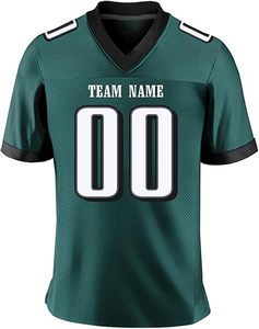 OEM ODM conçu sur mesure football américain uniforme maillot de haute qualité Offre Spéciale imprimé haut matériel tissu chemises respirant - Product Image 1