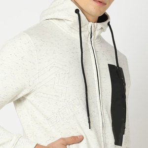 Sudadera con capucha personalizada de manga completa de peso ligero para hombres al aire libre MOQ bajo diseño personalizado OEM hombres pulóver Sudadera con capucha térmica - Product Image 3