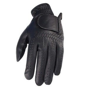 Guantes de golf de piel auténtica transpirables suaves con logotipo personalizado, guantes de golf deportivos personalizables de tamaños y colores - Product Image 5