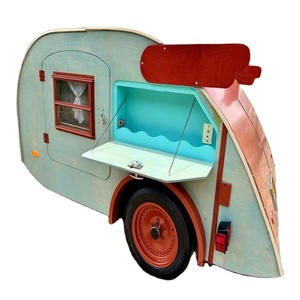 Lujo 4x4 Teardrop Camper Trailer RV Motorhome Off-Road Mini Caravan con cocina para acampar y viajar - Product Image 1