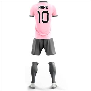 Conjunto de Uniforme de Fútbol de Verano, Estilo Moderno, 100% Poliéster, Transpirable y Ligero, con Mangas Cortas para Adultos, Alta Calidad, Venta al Por Mayor - Product Image 3
