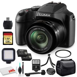DC-FZ80D Digital Camera Bundle 128GB <b>Memory</b> <b>Card</b> LED Video Light DMW-BMB9 Battery Digital Flash Soft Bag 12 Inch Flexible CMOS - Product Image 6