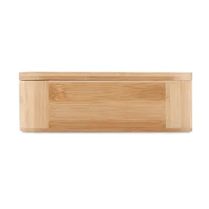 LADEN Large Bamboo <b>Lunch</b> <b>Box</b> Eco-Friendly Storage <b>Bag</b> Gadget - Product Image 2