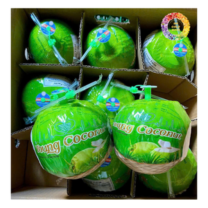 Fresh Diamond Young Coconut para bebidas, diseño de coco fresco de fácil apertura, coco cortado con diamante para un disfrute suave - Product Image 6