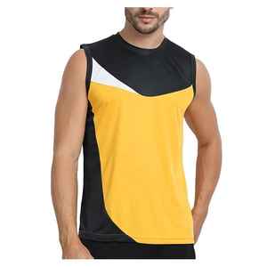 Lo último en ropa de calle de alta calidad, camisetas sin mangas con estampado de pantalla, camisetas recortadas de lavado ácido para hombres, camisetas sin mangas - Product Image 6