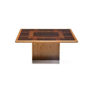 Table basse en mosaïque du milieu du siècle, meubles en bois pour salon, bureau d'hôtel de Aqma Furniture - Product Image 3