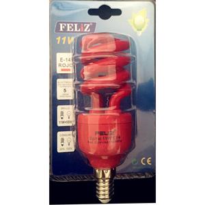 Bombilla de Cristal Espiral de Ahorro de Energía para Halloween, 11W, Base E14, Blanco Cálido 2700K, Uso Residencial para Decoración y Fiestas - Product Image 4