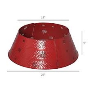 Classic <b>Christmas</b> Decoration <b>Tree</b> <b>Stand</b> Decor for Home New Year X-MAS Party Decoration Premium Quality Iron Golden <b>Tree</b> Collar - Product Image 5