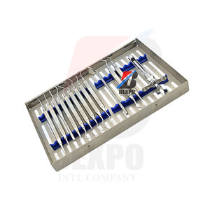 Kit básico de elevación de senos nasales y osteótomo, juego de instrumentos quirúrgicos para implantes dentales con casete - Product Image 3