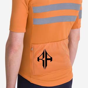 Nouveaux maillots de cyclisme de sublimation pour hommes avec fermeture à glissière complète OEM 100% matériau en polyester Logo personnalisé de haute qualité pour hommes - Product Image 6